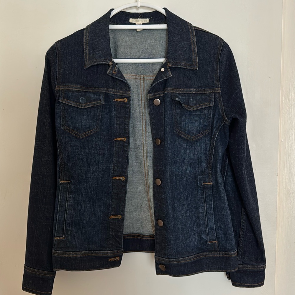 Eileen Fisher Jean Jacket XS